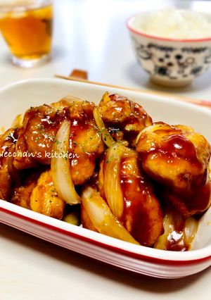とろっと絡んで旨い♡甘酢照り焼きチキン-レシピのメイン写真
