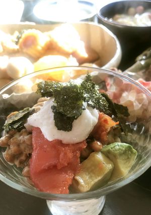アボカド納豆パフェ風-レシピのメイン写真