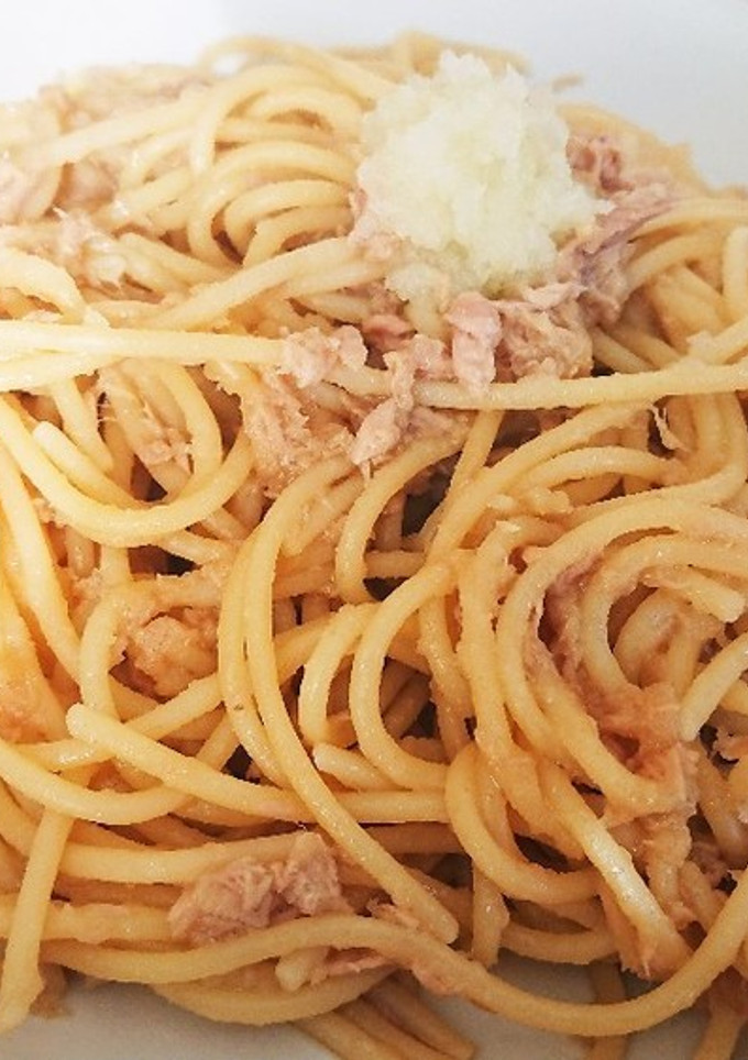 簡単！あっさりツナと大根おろしのパスタ！-レシピのメイン写真