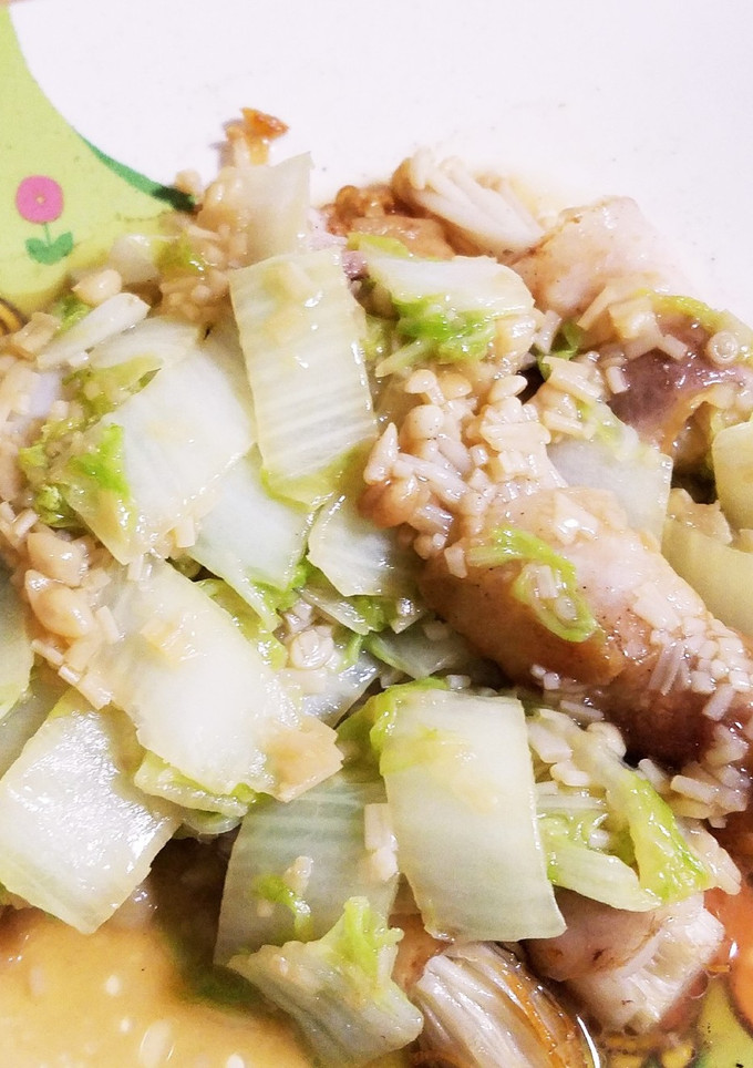 えのき豚巻きの白菜あんかけ-レシピのメイン写真