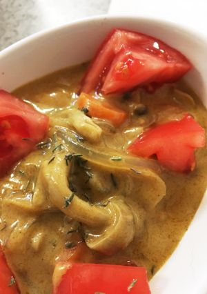 ダイソーのイエローカレーの素-レシピのメイン写真