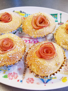 薔薇のりんごケーキ-レシピのメイン写真