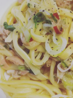もっちもち☆葱とシーチキンのパスタ-レシピのメイン写真