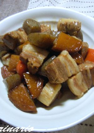 ✿豚バラ肉の照り煮✿-レシピのメイン写真