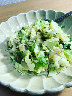 春キャベツと釜揚げしらすの和風ポテサラ-レシピのメイン写真