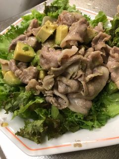 豚しゃぶとアボカドのサラダ-レシピのメイン写真