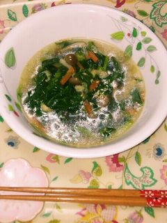 松山あげとかぶの葉の煮浸し✨(^q^)☺-レシピのメイン写真