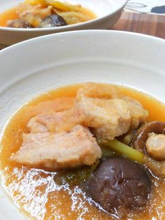 お腹にやさしい豚バラのみぞれ煮-レシピのメイン写真