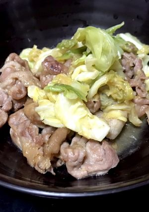 手軽に☆豚こまとキャベツのみそ炒め-レシピのメイン写真