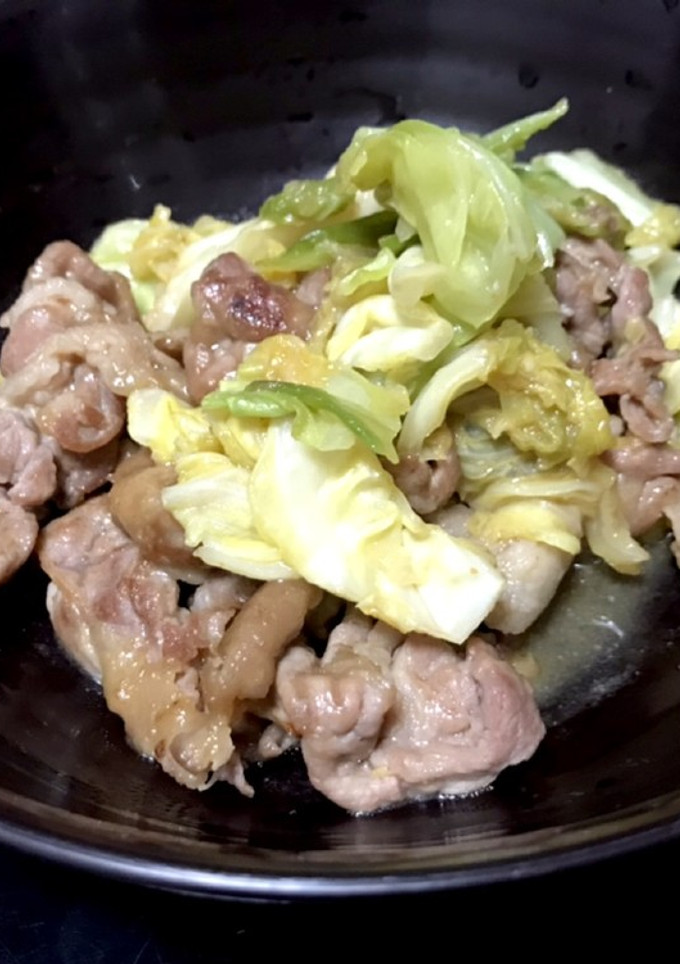 手軽に☆豚こまとキャベツのみそ炒め-レシピのメイン写真