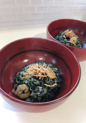 スピルリナ、海の風味チャーハン-レシピのメイン写真