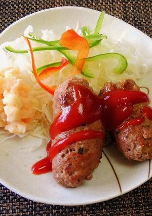 手作りソーセージ☆レンジｄｅ成形☆ﾟ☆｡-レシピのメイン写真