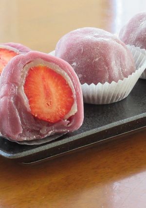 ’’ ちょっと大人の ’’ いちご大福-レシピのメイン写真