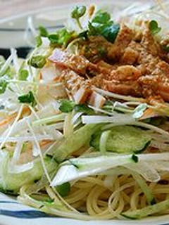 ごまサラダの和風スパゲティー-レシピのメイン写真