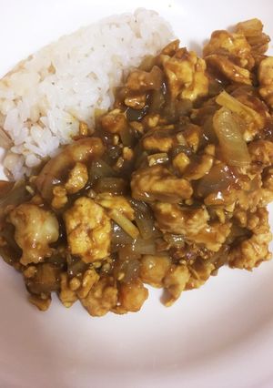豆腐で簡単ドライカレー-レシピのメイン写真