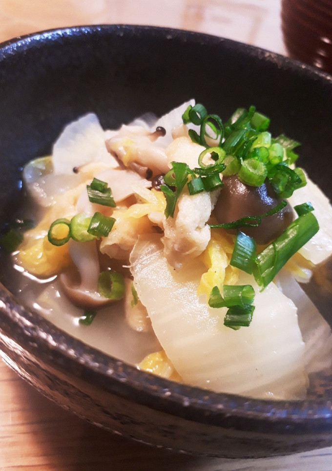 簡単節約★白菜と大根とあげのあっさり煮★-レシピのメイン写真