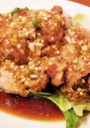 鶏肉のネギ甘酢ソース（油淋鶏）-レシピのメイン写真