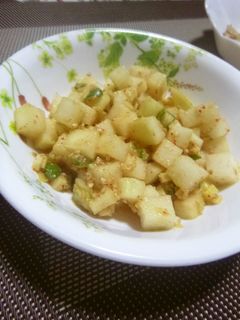 大根と香味野菜で 韓国風和え物-レシピのメイン写真