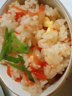 鶏そぼろ混ぜずし-レシピのメイン写真