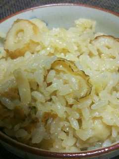 ホタテと竹輪の炊き込みご飯-レシピのメイン写真