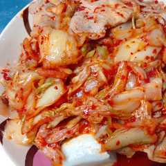 韓国の友人に教えてもらった豚キムチ豆腐-レシピのメイン写真