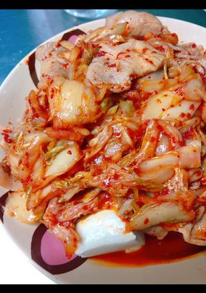 韓国の友人に教えてもらった豚キムチ豆腐-レシピのメイン写真