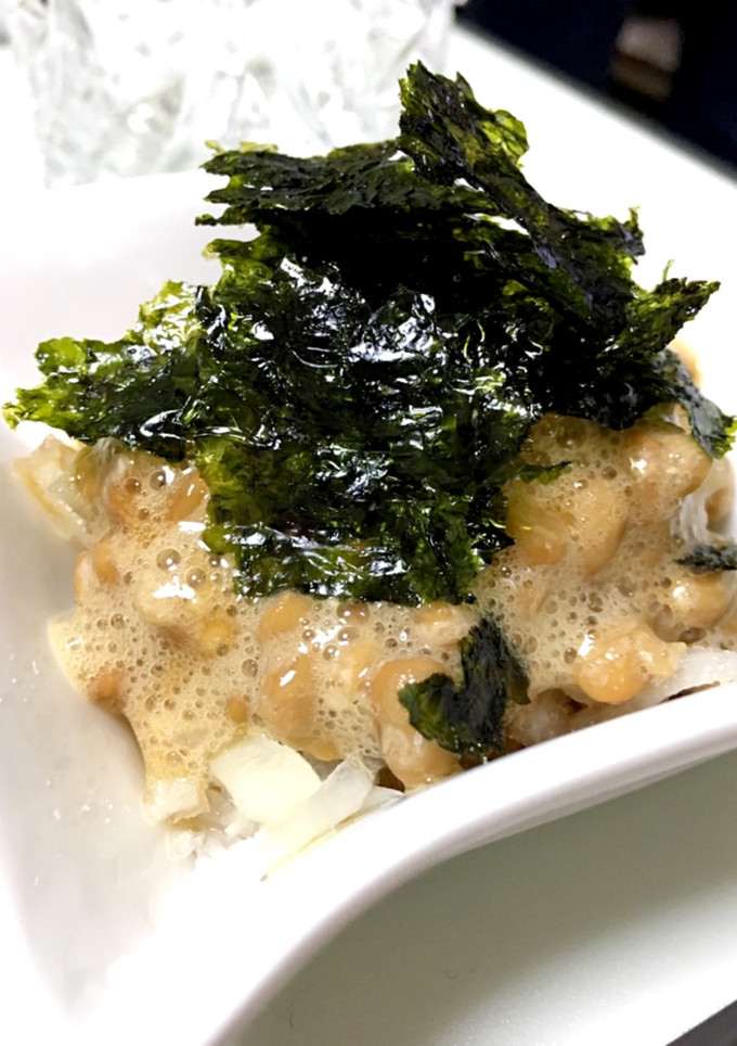 簡単☆納豆と大根と海苔のおつまみ・副菜-レシピのメイン写真