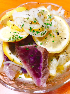 鮪のレモンマリネ-レシピのメイン写真