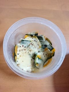 チーズたっぷり!カボチャの皮アレンジ-レシピのメイン写真