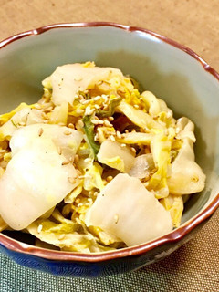 リメイク♪白菜の漬物炒め-レシピのメイン写真