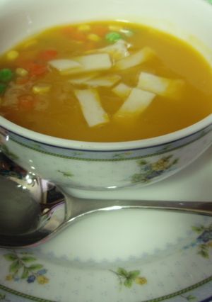 かぼちゃの煮物でポタージュ-レシピのメイン写真
