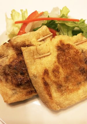 【糖質オフ】納豆チーズのおかず油揚げ-レシピのメイン写真