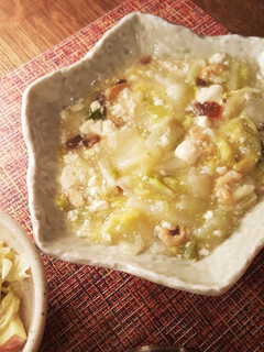 白菜とピータンの無水中華煮込み-レシピのメイン写真