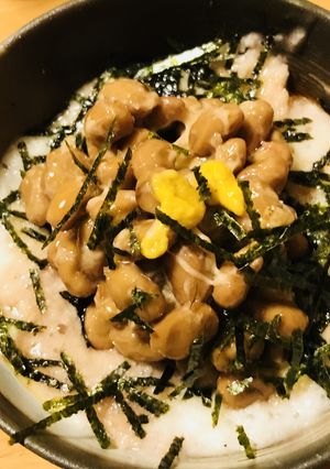 シンプル前菜●長芋のとろろ＆納豆-レシピのメイン写真