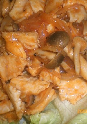 とり胸肉のあらごし炒め-レシピのメイン写真