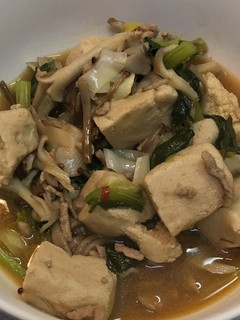高野豆腐と舞茸の麻辣豚骨スープ-レシピのメイン写真