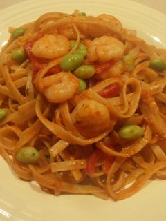海老と枝豆のパスタ-レシピのメイン写真