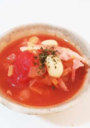 簡単！野菜たっぷりミネストローネ☆-レシピのメイン写真
