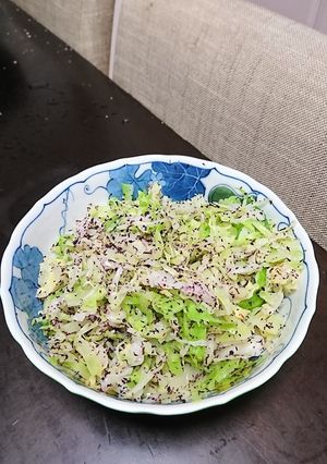 たまらないキャベツのゆかりあえ-レシピのメイン写真