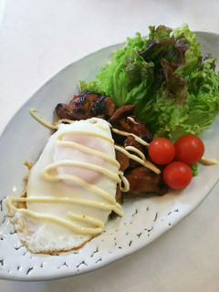 照焼きチキン!目玉焼きのせ!!-レシピのメイン写真