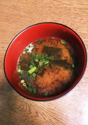 我が家のあっさり味噌汁-レシピのメイン写真