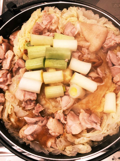 白菜と鶏肉のあっさりなめこ鍋-レシピのメイン写真