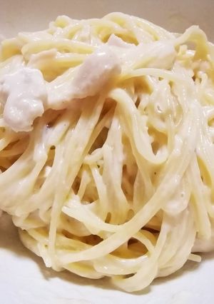 生クリームなし　簡単カルボナーラ-レシピのメイン写真