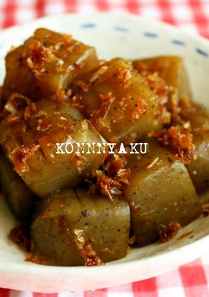 コロコロこんにゃくのおかか煮★作り置き-レシピのメイン写真