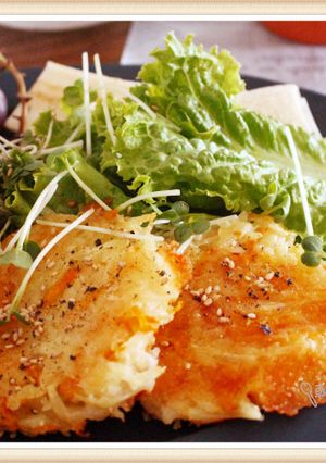 にんじん入りポテトパンケーキ-レシピのメイン写真