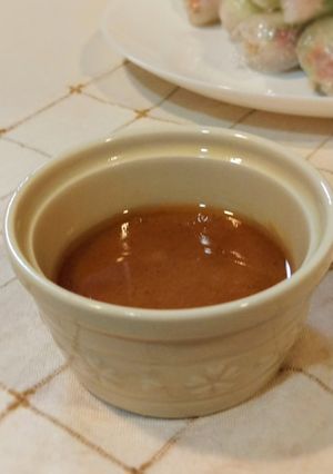 よくある材料で、お手軽生春巻きの味噌タレ-レシピのメイン写真