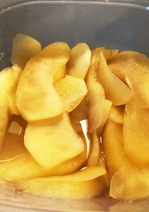 レンジで簡単 りんごのコンポート-レシピのメイン写真