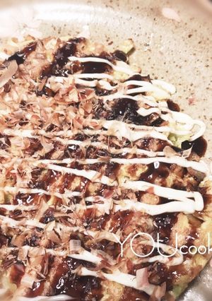 ～簡単おからパウダーでお好み焼き～-レシピのメイン写真