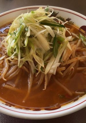 インスタントラーメンで作るネギラーメン-レシピのメイン写真