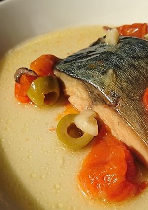 圧力鍋で～鯖 (青魚)のアクアパッツァ-レシピのメイン写真